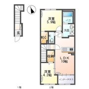 仮）よしわら新築アパートの間取り画像