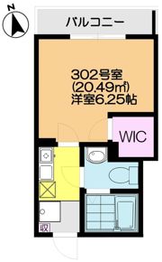 ラプソ一之江の間取り画像