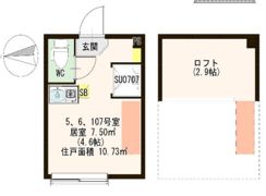 オクトの間取り画像