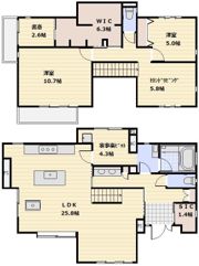熊谷貸家の間取り画像