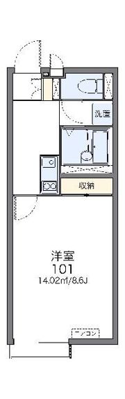 レオネクストセレーネの間取り画像