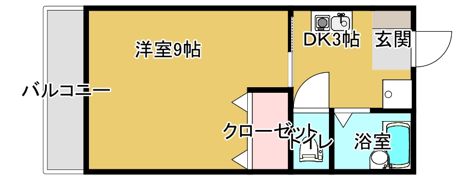 ドミールN竹原の間取り画像