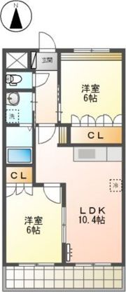 サンコート南の間取り画像