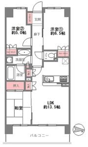ザ・レジデンス東三国の間取り画像
