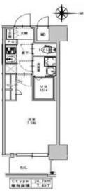 S-RESIDENCE江坂Alegriaの間取り画像
