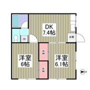 コーポ原田の間取り画像