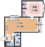 大久保大喜マンションの間取り画像