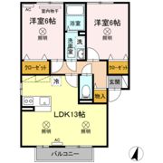 パストラーレ A棟の間取り画像