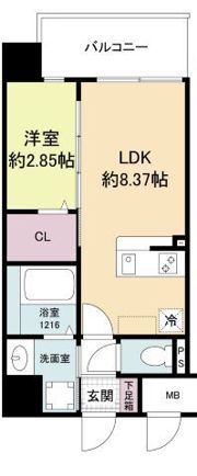 LiveCasa関目の間取り画像