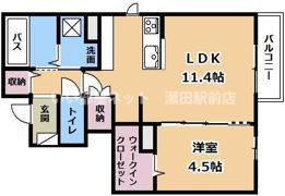 サイドヴェルデ栗東の間取り画像