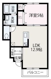 エクウスルーナ新座東 セントポールズフロントの間取り画像