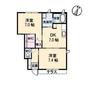 エクリールCの間取り画像