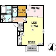 ラヴィアンローズ B棟の間取り画像
