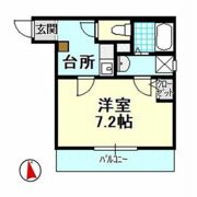 クレフラスト城北の間取り画像