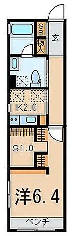 フラシア大井町の間取り画像
