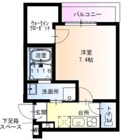 フジパレス豊里中央公園Ⅱ番館の間取り画像