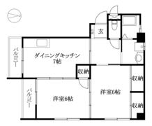 河野マンションの間取り画像