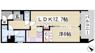 リーガル神戸海岸通りの間取り画像