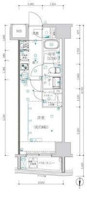 アルテシモコルソの間取り画像