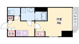 エステムコート神戸元町ヒルズの間取り画像