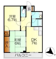 ライブコーポブンカの間取り画像