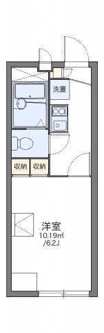 レオパレスウエストハイムFの間取り画像