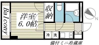 ハシモトマンションの間取り画像