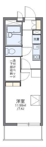 レオパレスライブラの間取り画像