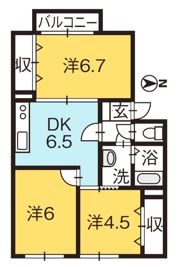 ラ・トゥールの間取り画像