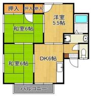 グランデ中央の間取り画像