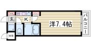 エステムコート新神戸エリタージュの間取り画像