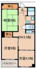 花池コーポラスの間取り画像