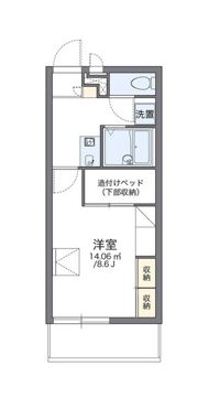 レオパレス伊島町2丁目の間取り画像