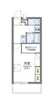 レオパレス伊島町2丁目の間取り画像