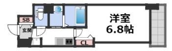 Luxe深江橋Ⅱの間取り画像