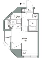 シャンブリーズ御茶ノ水の間取り画像