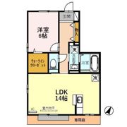 ルシエルⅡ Bの間取り画像
