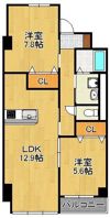 Queens Gardenの間取り画像