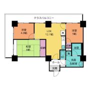 信開アーバンシティセントラルの間取り画像