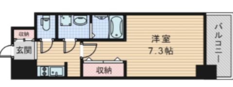 S-RESIDENCE三国WESTの間取り画像