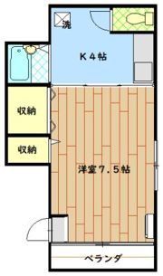 サンライズ吉巳1号館の間取り画像