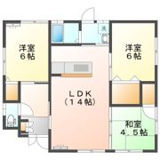 東門貸家の間取り画像