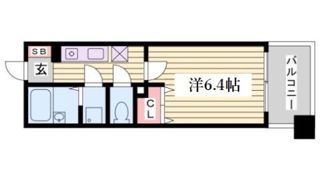 プレサンス新神戸の間取り画像
