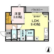 アナシエ徳丸の間取り画像