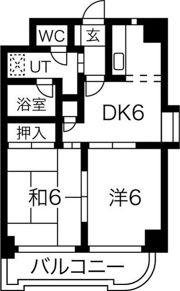 エレガントパレス守山の間取り画像
