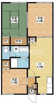 フレグランス草野の間取り画像