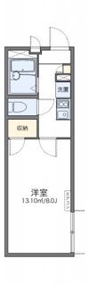 レオパレス三津屋北Ⅱの間取り画像