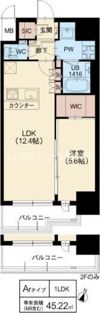 スプランディッド新大阪Ⅵの間取り画像