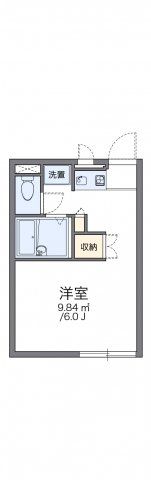 レオパレス郡元の間取り画像