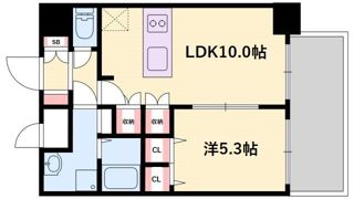 プレサンスKOBEティアラの間取り画像